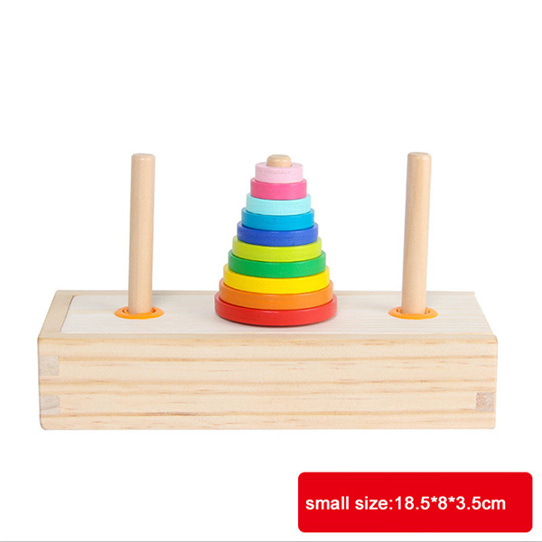 Wooden Hanoi Tower Toy