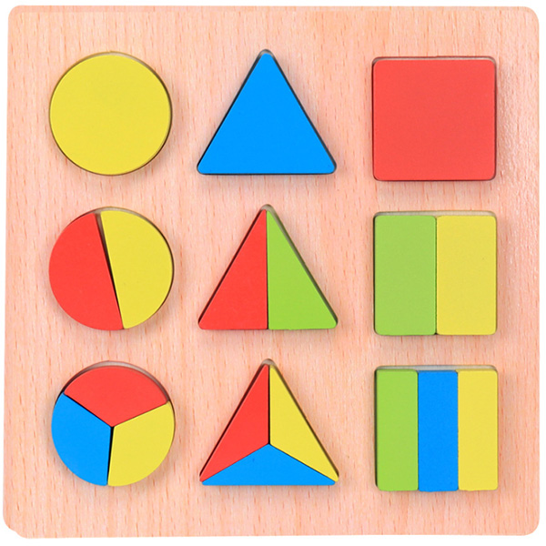 Geometric Pattern Wooden Puzzle