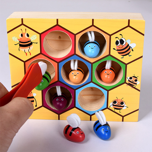 Bee Beehive Wooden Toy