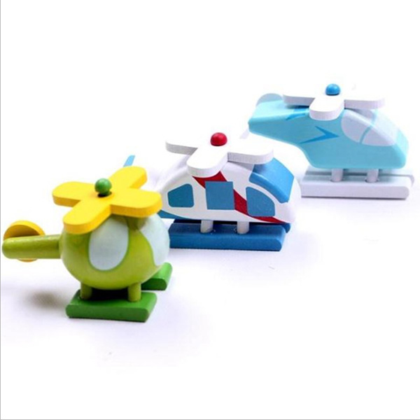 Mini Wooden Car Airplane Model Toy
