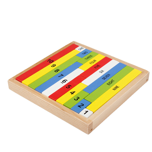Wooden Montessori Number Rods