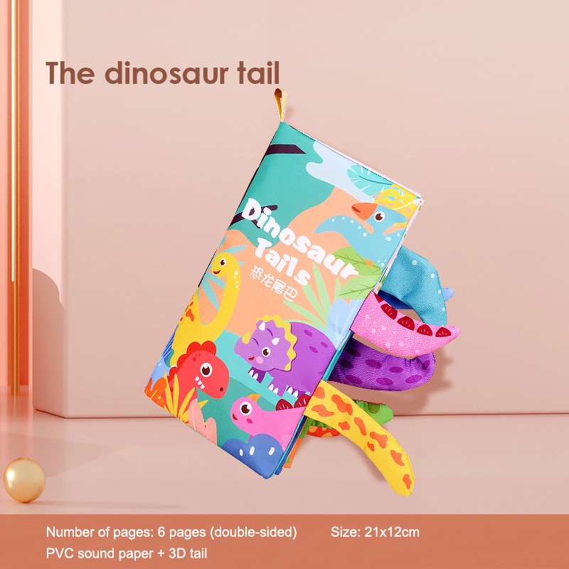 Baby Animal Tail Cloth Book