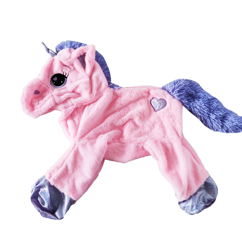 Unstuffed Rainbow Unicorn Plush Skin