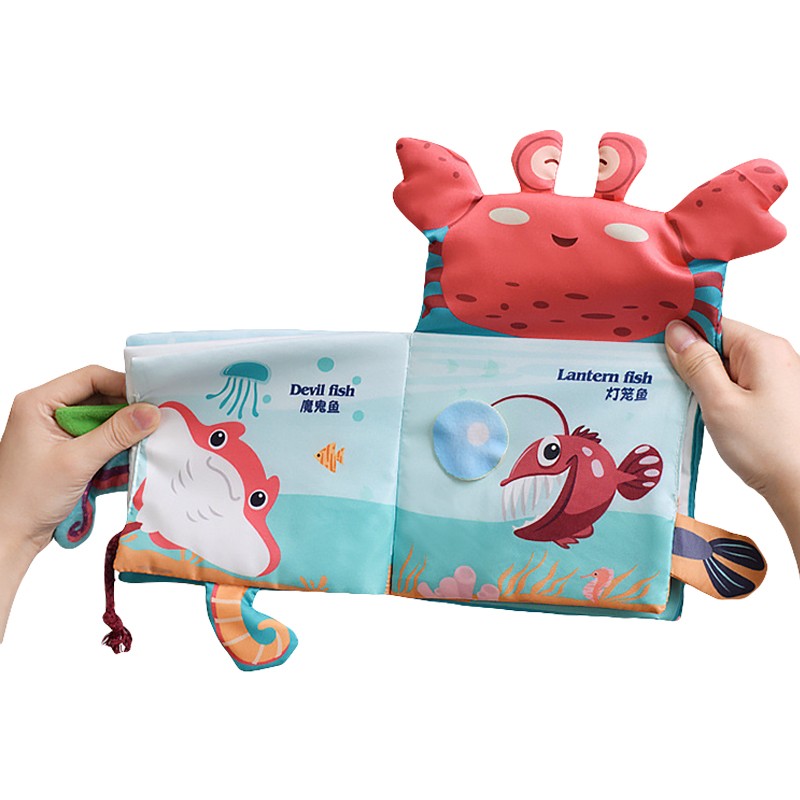 ​Baby Hand Puppet Tail Cloth Book